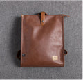 Leather Man Laptop Bags Fashion Business Men Backpacks Retro Male Travel Bag Men School Bags