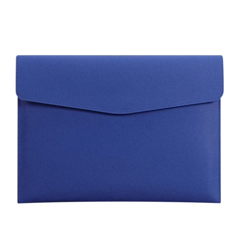 Leather Document Bag A4 Envelope Document Holder Quality Briefcase Data Contract Bill File Bag Document Organizer Storage Bag