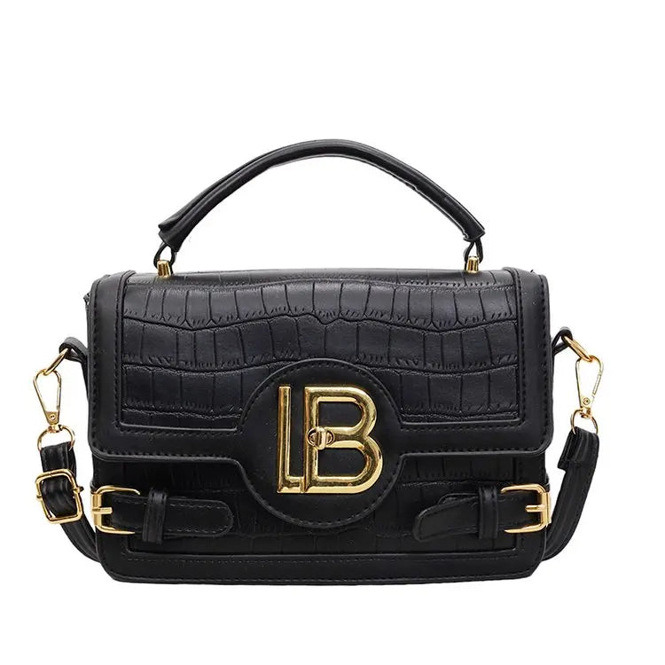 Fashionable Leather Women's Shoulder Bag Luxury Brand Famous Designer Elegant Classic Elegant Lining Vintage Bag
