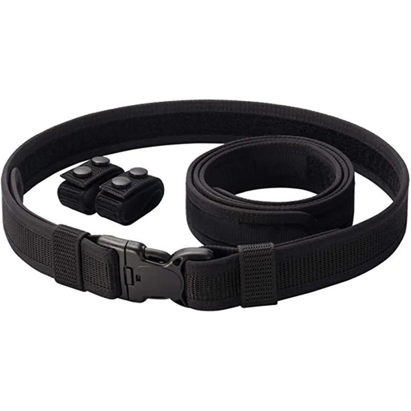 2 in 1 Tactical Belt Quick Release  Buckle MOLLE  Mens Belts width 5CM