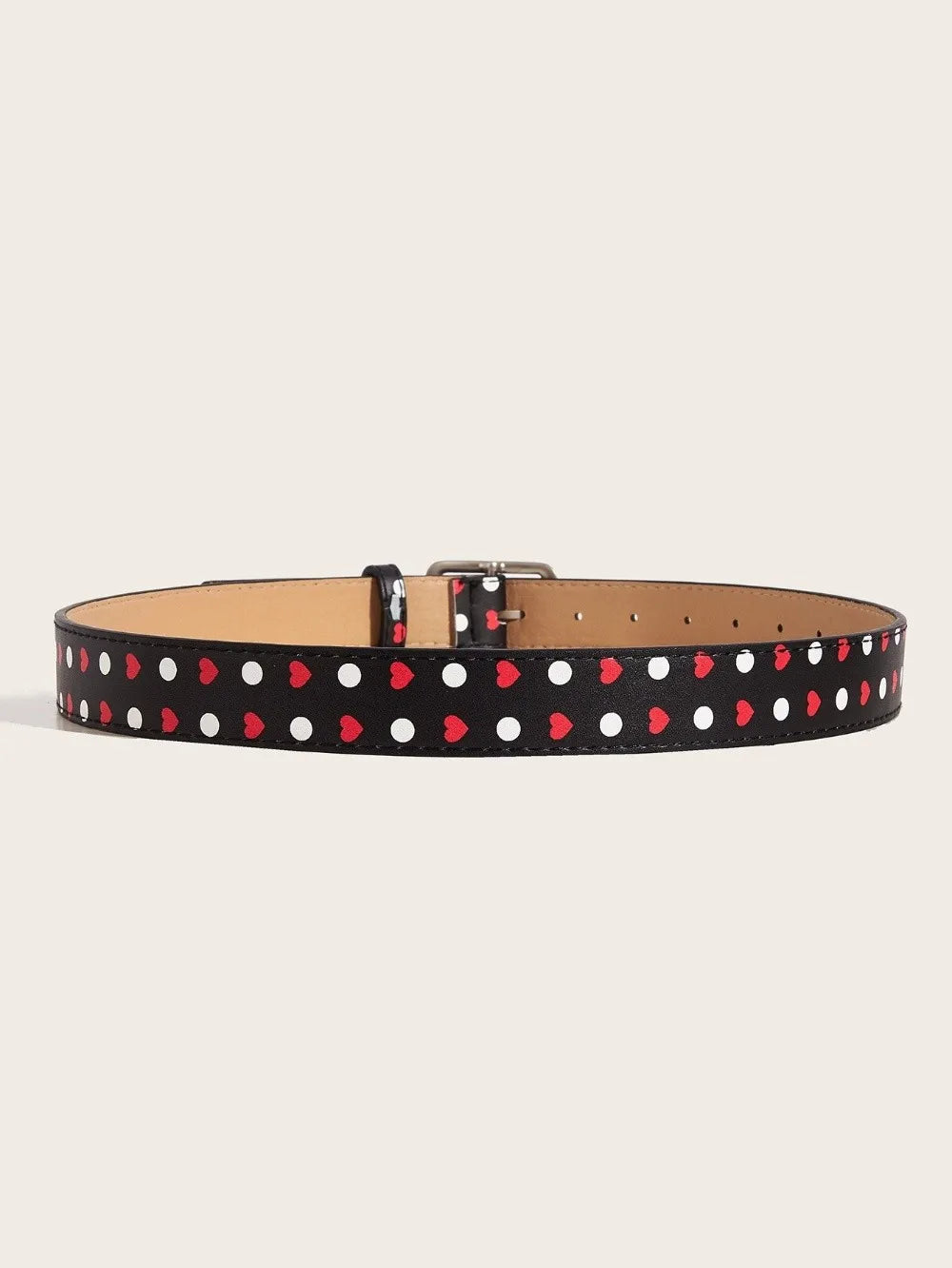 Trendy Vintage Polk Dot Women Belts Y2K Girls Pin Buckle Belt Waistband Jeans Belts PU Leather Waist Strap Gift