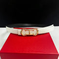 New Designed 25mm Women's Belt with Elegant Gold Letter buckle,Suitable for Daily Multifunctional Jeans Decoration Fashion belt