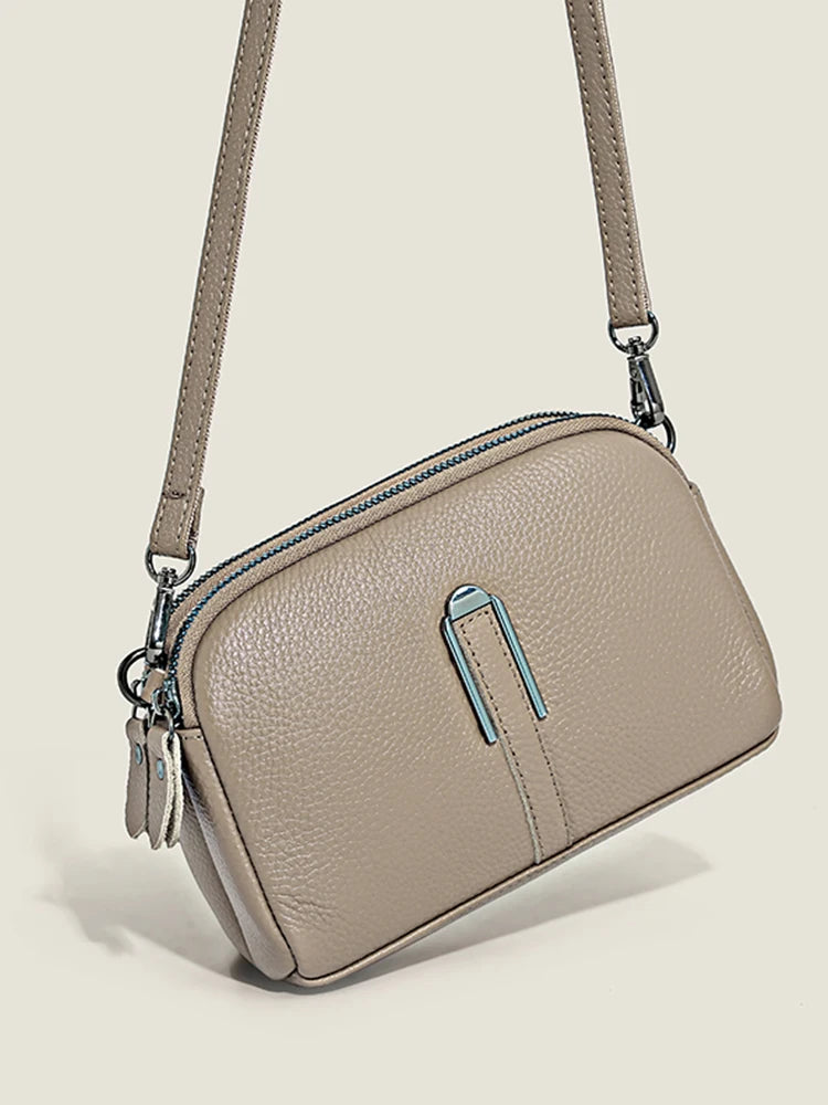 Genuine Leather Bag Luxury Women's Handbags Bag for Woman 2022 Female Clutch Phone Bags Shoulder Bag Crossbody Messenger Pack