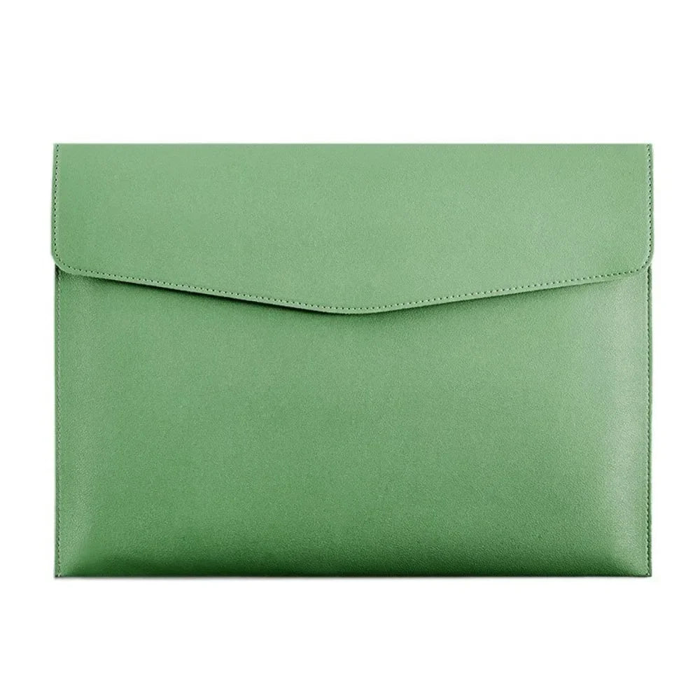 Leather Document Bag A4 Envelope Document Holder Quality Briefcase Data Contract Bill File Bag Document Organizer Storage Bag