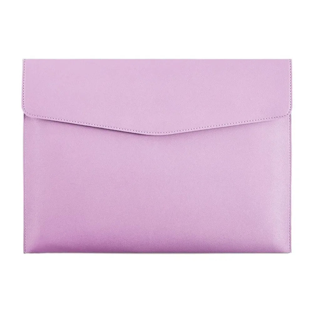 Leather Document Bag A4 Envelope Document Holder Quality Briefcase Data Contract Bill File Bag Document Organizer Storage Bag
