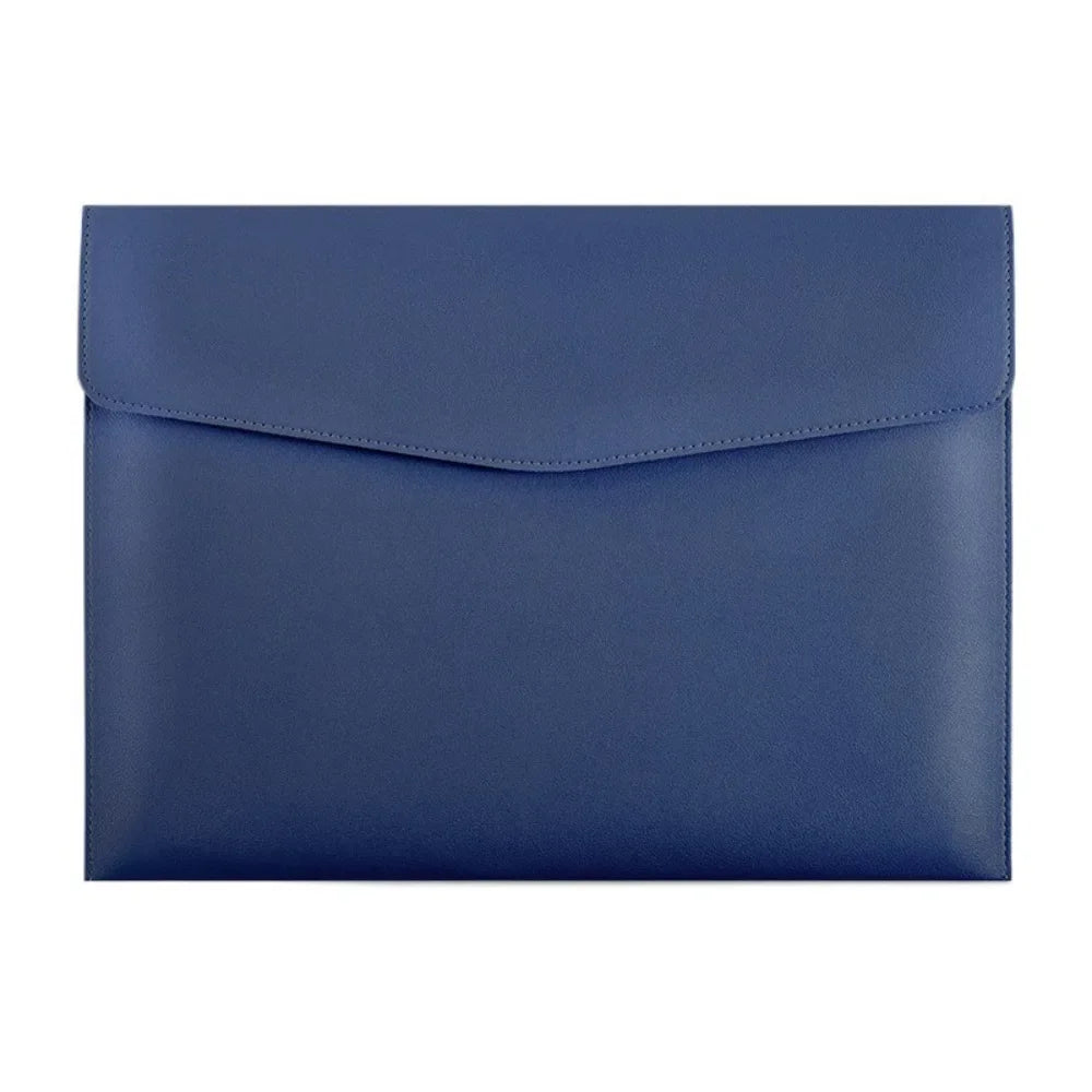Leather Document Bag A4 Envelope Document Holder Quality Briefcase Data Contract Bill File Bag Document Organizer Storage Bag