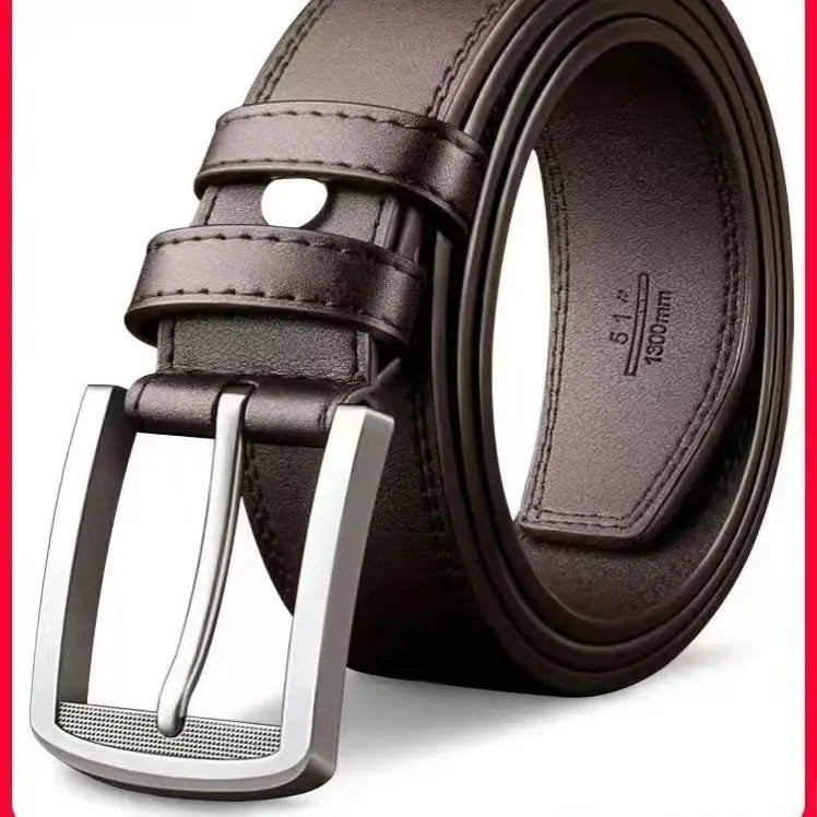 genuine leather luxury brand men's belt, business fashion trend belt, men's jeans decorative belt for men