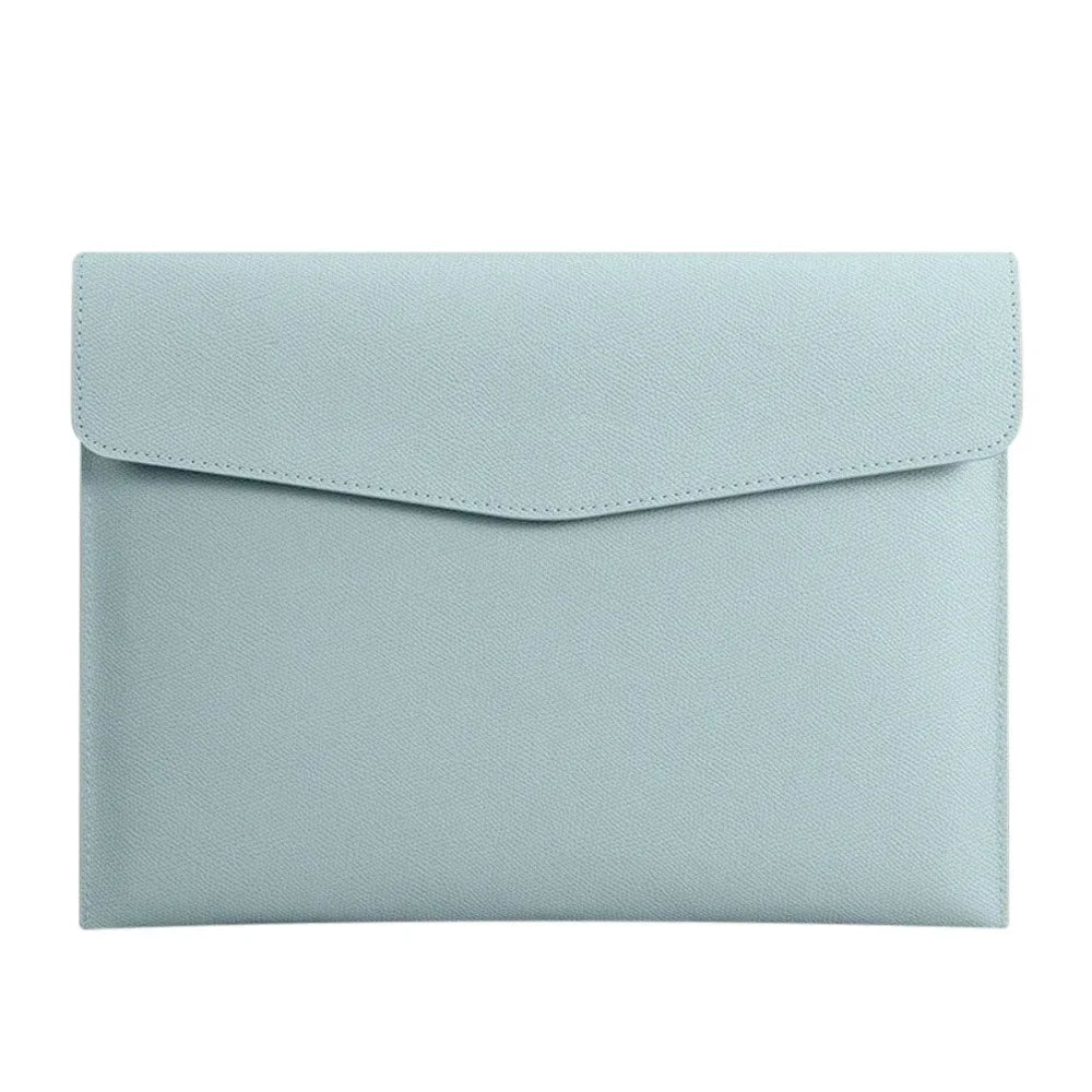 Leather Document Bag A4 Envelope Document Holder Quality Briefcase Data Contract Bill File Bag Document Organizer Storage Bag