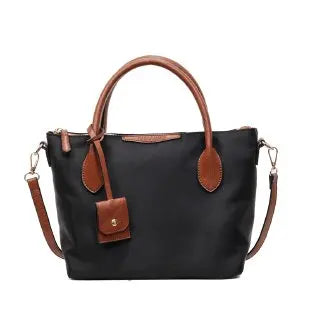 Elegant Textured Leather Tote With Trendy Design And Spacious Interior Designed Also As A Versatile Commuter Ladies Diaper Bag