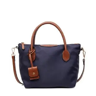 Elegant Textured Leather Tote With Trendy Design And Spacious Interior Designed Also As A Versatile Commuter Ladies Diaper Bag