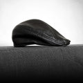 High-grade Leather Cap Vintage British Forward Hat, Versatile Beret Flat Top Cap Unisex Fashion Outdoor Daily Wear