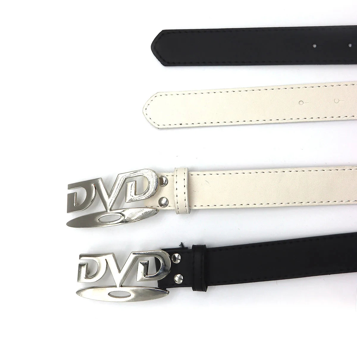 2026 Y2k Retro Dvd Buckle Belt Women Fashion Waistband, Trendy Niche Design, Versatile Accessory Perfect For Jeans, Statement